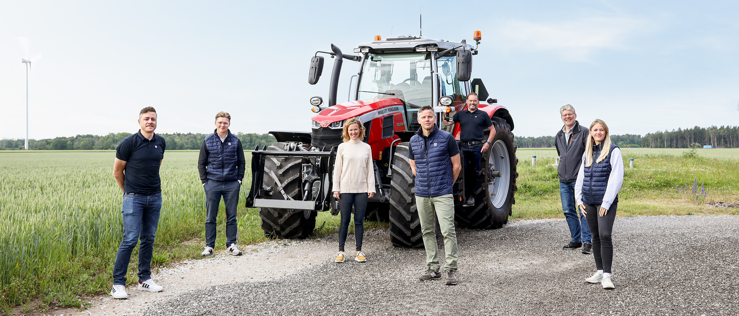 Våra lantbruksrådgivare: Petter, Joel, Zandra, Fredrik, Sören, Micke och Malin.